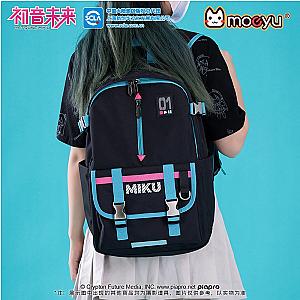 Miku 01 Anime Cosplay Laptop Travel Student Backpacks