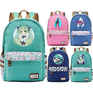 Hatsune Miku Sakura Dot Pattern Backpack