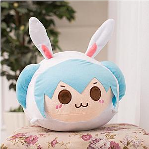 34cm White Hatsune Miku Bunny Cosplay Pillow Plush