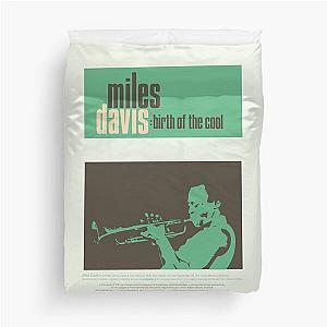 Miles Davis - Minimal Tribute to 'Birth of the Cool' Duvet Cover