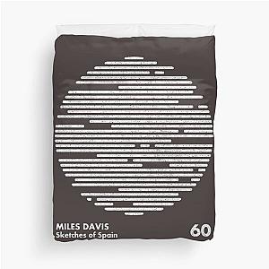 Miles Davis - Sketches Of Spain  Minimal Graphic Design Tribute Duvet Cover