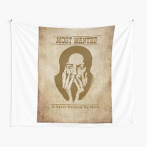 Miles Davis Western Wanted Style Prints Tapestry