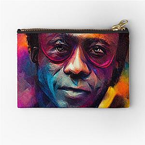 Miles Davis Psychedelic Portrait Zipper Pouch