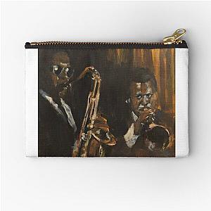 Tribute to Miles Davis and John Coltrane Zipper Pouch