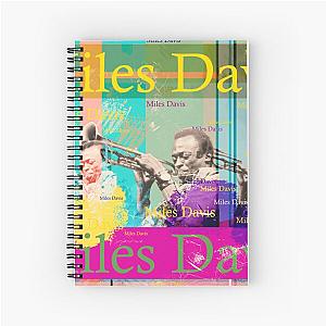 Jazz trumpeter Miles Davis, portrait Spiral Notebook