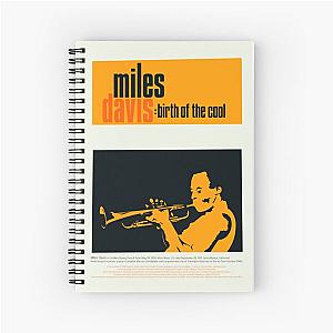 Miles Davis - Minimal Tribute to 'Birth of the Cool' Spiral Notebook