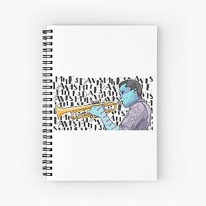 Jazz Miles Davis King of Blue Spiral Notebook