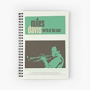 Miles Davis - Minimal Tribute to 'Birth of the Cool' Spiral Notebook