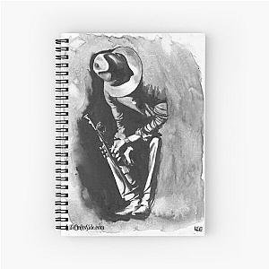 Miles Davis watercolor Spiral Notebook