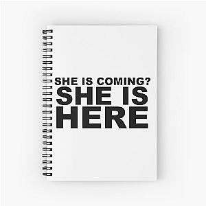 miley cyrus she is coming? she is here| Perfect Gift|miley cyrus gift Spiral Notebook