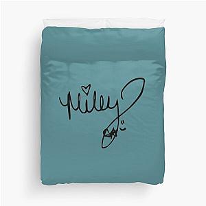 Miley Cyrus autograph Duvet Cover