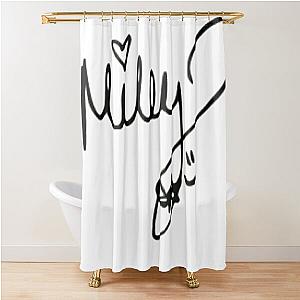 miley cyrus signature Shower Curtain