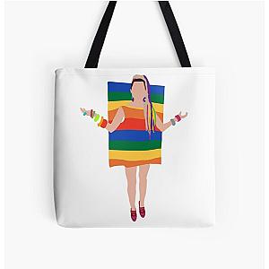 Miley Cyrus - Rainbow All Over Print Tote Bag