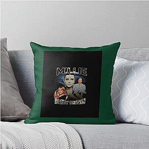 Millie Bobby Brown Vintage Graphic Throw Pillow