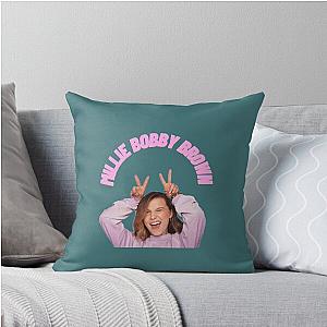 Millie Brown Throw Pillow