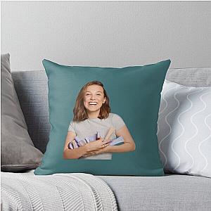Millie Bobby Brown Throw Pillow