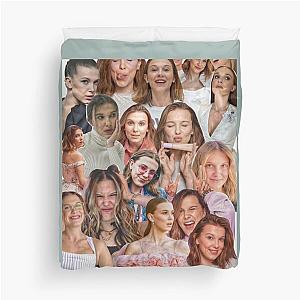 Millie Bobby Brown Collage by Stasii Graphic Duvet Cover