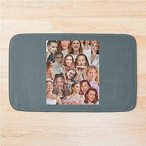 Millie Bobby Brown Edit Collage by Stasii Graphic Bath Mat