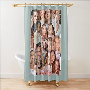 Millie Bobby Brown Collage by Stasii Graphic Shower Curtain