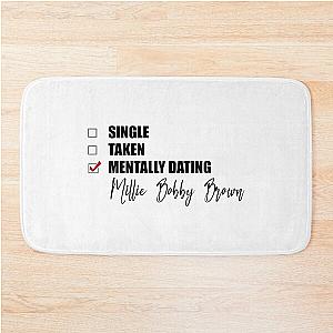 Mentally Dating Millie Brown Bath Mat