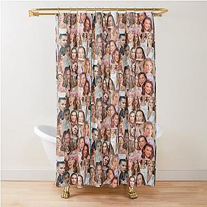 Millie Bobby Brown Edit Collage by Stasii Graphic Shower Curtain