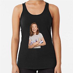 Millie Bobby Brown Sticker Racerback Tank Top