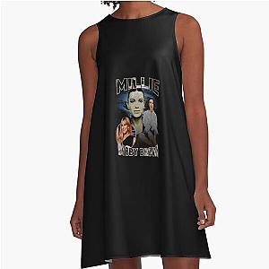 Millie Bobby Brown Vintage Graphic A-Line Dress