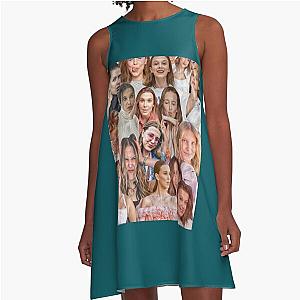 Millie Bobby Brown Collage by Stasii Graphic A Line Dress
