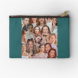 Millie Bobby Brown Collage by Stasii Graphic Zipper Pouch