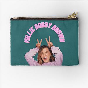 Millie Brown Zipper Pouch
