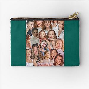 Millie Bobby Brown Collage by Stasii Graphic Zipper Pouch