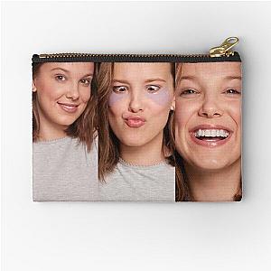 Millie Brown Zipper Pouch