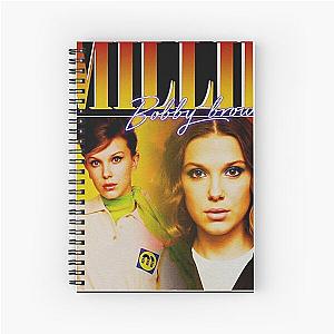 Millie Bobby Brown 90 Vintage Black Spiral Notebook