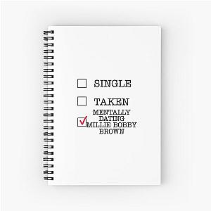 Mentally Dating Millie Brown Spiral Notebook