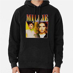 Millie Brown Vintage Black Pullover Hoodie