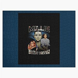 Millie Bobby Brown Vintage Graphic Jigsaw Puzzle