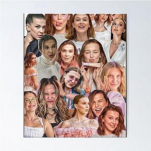 Millie Bobby Brown Collage by Stasii Graphic Poster