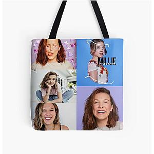Millie Bobby Brown Over Print Tote Bag