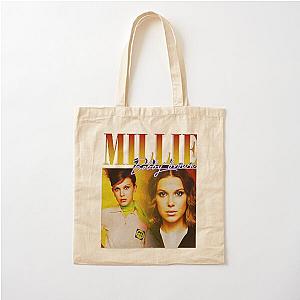 Millie Bobby Brown 90s Vintage Black Cotton Tote Bag