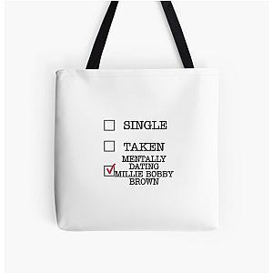 Mentally Dating Millie Brown All Over Print Tote Bag
