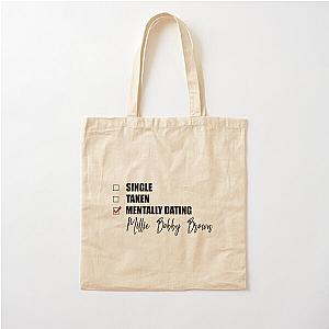 Mentally Dating Millie Brown Cotton Tote Bag
