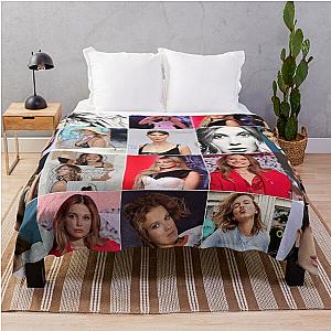 Millie Bobby Brown Photo Collage Throw Blanket