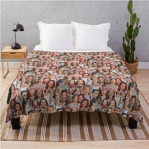 Millie Bobby Brown by Stasii Graphic Throw Blanket