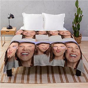 Millie Brown Throw Blanket