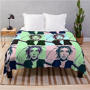 Millie Brown Pop Throw Blanket