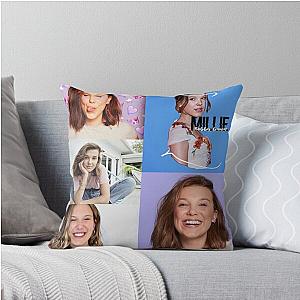 Millie Bobby Brown Throw Pillow