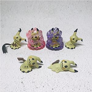 Pokemon Mimikyu 6 Kinds Ghost and Fairy Type Action Figure Toys