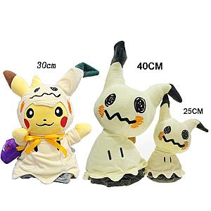 20-40cm Yellow Pokemon Anime Mimikyu Set 3pcs Stuffed Toy Plush