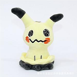 12cm Anime Pokemon Mimikyu Yellow Toy Plush Key Chains