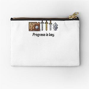 Progress is key Zipper Pouch